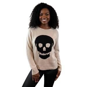 NEW MIRACLE james skull sweater in khaki